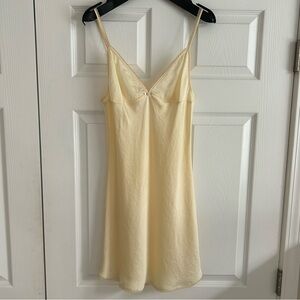 Aritzia Wilfred Slip Dress with Bow Detail